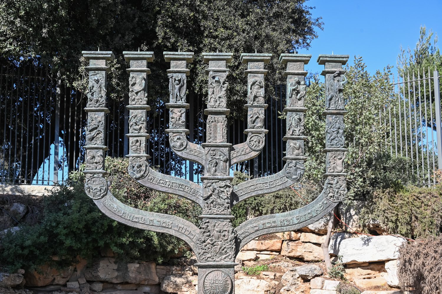 Menora in Jerusalem
